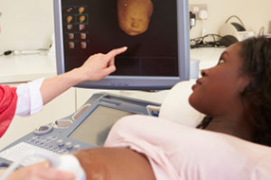 3D ultrasound with patient